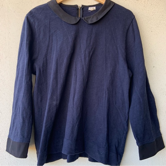 J Crew cute top with collar - Picture 6 of 9
